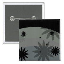 Black Flowers Pins