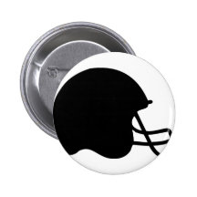 black football helmet icon button