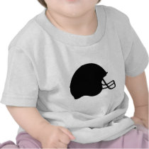 black football helmet icon t shirts