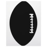 black football icon letterhead