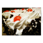 Black Forest Cake Greeting Cards