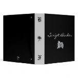 Black Forest Script Binder (Grey)