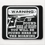 Black Found Night Found Morning Mouse Pad