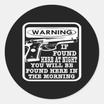 Black Found Night Found Morning Sticker