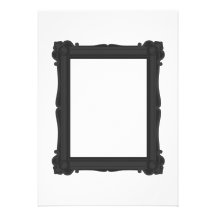 Black Frame Invitation