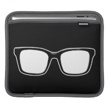 Black framed glasses Rickshaw iPad sleeve