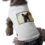 Black French Bulldog art dog shirt