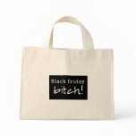 black friday bitch canvas bags