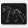 Black Friesian Mousepad