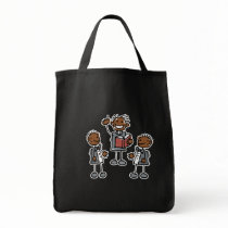 Black Gay Couple with Preacher Tote Bag