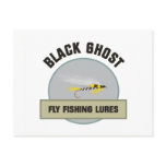 Black Ghost Fly FIshing Lure Post Cards