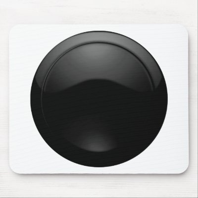 Black Glass Mouse Mat by scyoni
