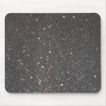 Black Glitter Mousepad