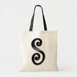 Black Gloss Monogram - S Tote Bag