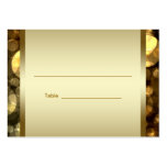 Black Gold Bar Bat Mitzvah Reception Table Cards Business Cards
