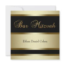 Black Gold Bar Mitzvah