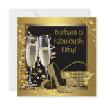 Black Gold Champagne 50th Birthday Party