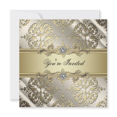 Black Gold Damask Party by Pure_Elegance