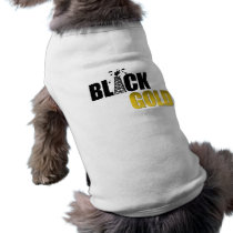 Black Gold Oil Pet Shirt