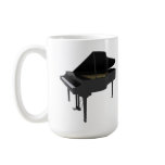 Black Grand Piano: 3D Model: Coffee Mug