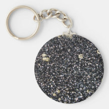 Black Gravel Background Detail Key Chains