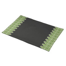 Black/Green MoJo Placemat