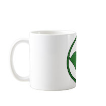 Black Green Purple Flag Plain No Symbol Blank Coffee Mugs