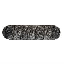 Black & Grey Molten Passion Skateboard Deck