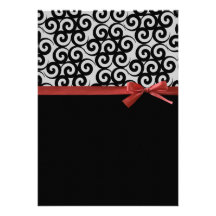 BLACK & GREY SWIVELS Invitation