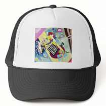 Black Grid Mesh Hats