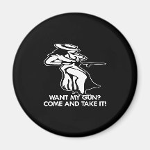 Black Guns 1076 Refrigerator Magnet