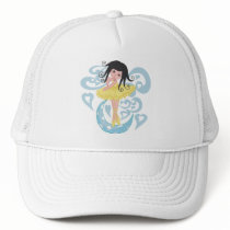 Black Hair Ballerina Tshirts and Gifts Mesh Hats