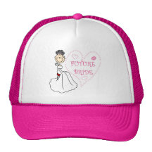 Black Hair Future Bride Tshirts and Gifts Trucker Hat