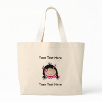 BLACK HAIR Girl Bag