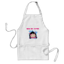 Black Hair New Big Sister  Tshirts and Gifts Aprons