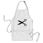 black hairdresser scissors apron