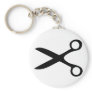 black hairdresser scissors key chains
