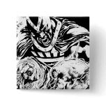 Black Hand with Skull Panel 2 buttons