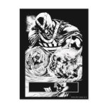 Black Hand with Skull Panel 2 Postcards