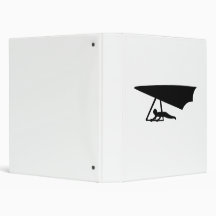 Black Hang glider Vinyl Binders