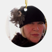 Black Hat Christmas Ornament