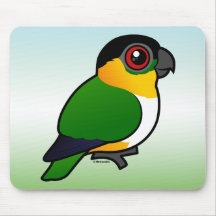 Black-headed Parrot Mouse Pads
