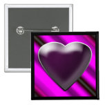 Black Heart Button