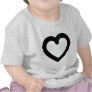 black heart t-shirt