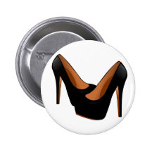 Black High Heels Buttons