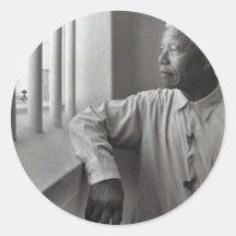 Black History month Round Sticker