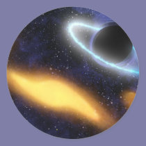 Black Hole and Star stickers