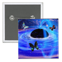 Black Hole & Butterflies buttons
