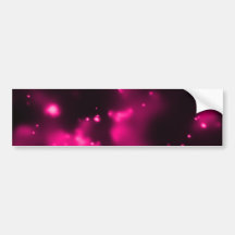 Black Hole X-Ray Pink Space Bumper Stickers