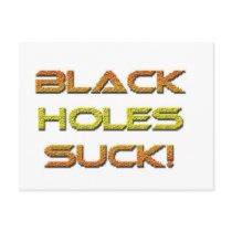 Black-Holes-Suck Postcard